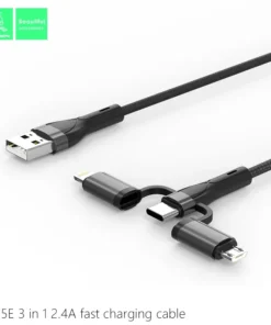 VDENMENV D55E 3-in-1 3.6 A Fast Charging Cable - 2