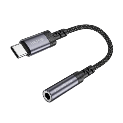 Valdus Type-C to 3.5mm Audio Adapter Dongle For all Phone (CS32)