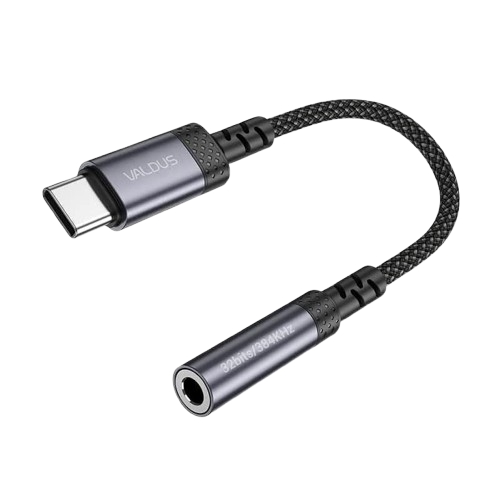 Valdus Type-C to 3.5mm Audio Adapter Dongle For all Phone (CS32)