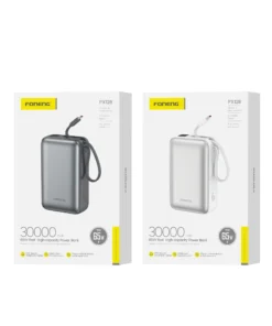 FONENG PX128 30000mAh 65W Power Bank with built-in Type-C Cables - 4
