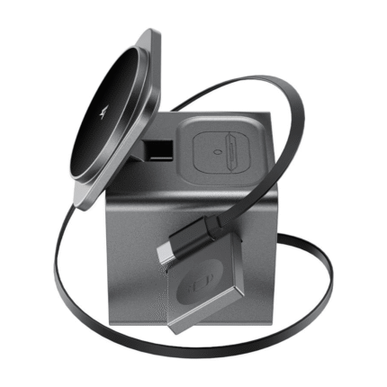 Alternative view of ACEFAST E34 3-in-1 Desktop Wireless Charging Holder