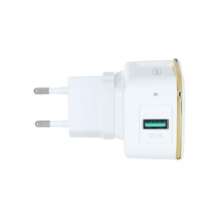 Alternative view of Joyroom L-Q18S Advance Series QC3.0 Micro Travel Charger, 1 Port, 18 watts - White