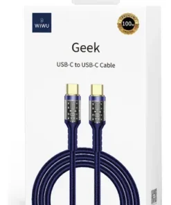 WiWU Wi-C016 Geek Series 100W Type-C To Type-C Fast Charging Cable