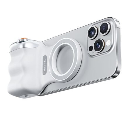 Alternative view of TELESIN Fun Shot Magnetic Grip 2 DSLR Style Shutter Grip for iPhone & Android
