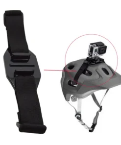 Adjustable Bicycle Sports Vented Action Camera Helmet Strap Mount for GoPro Camera Action Video Cameras Accessories - 2