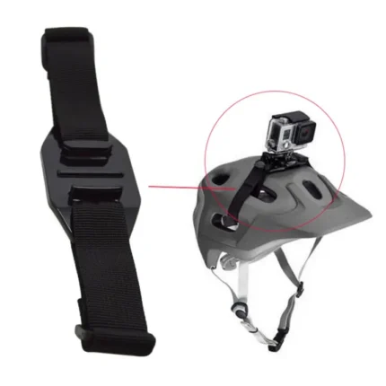 Adjustable Bicycle Sports Vented Action Camera Helmet Strap Mount for GoPro Camera Action Video Cameras Accessories