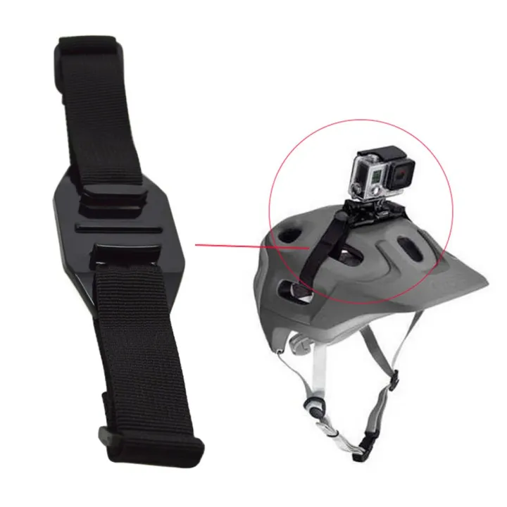 Adjustable Bicycle Sports Vented Action Camera Helmet Strap Mount for GoPro Camera Action Video Cameras Accessories