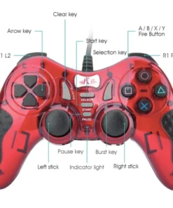 LANJUE L3000 Sirius USB Joystick Gamepad Controller For PC and Laptop - 2