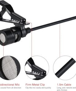 Arimic Dual-head Clip Microphone