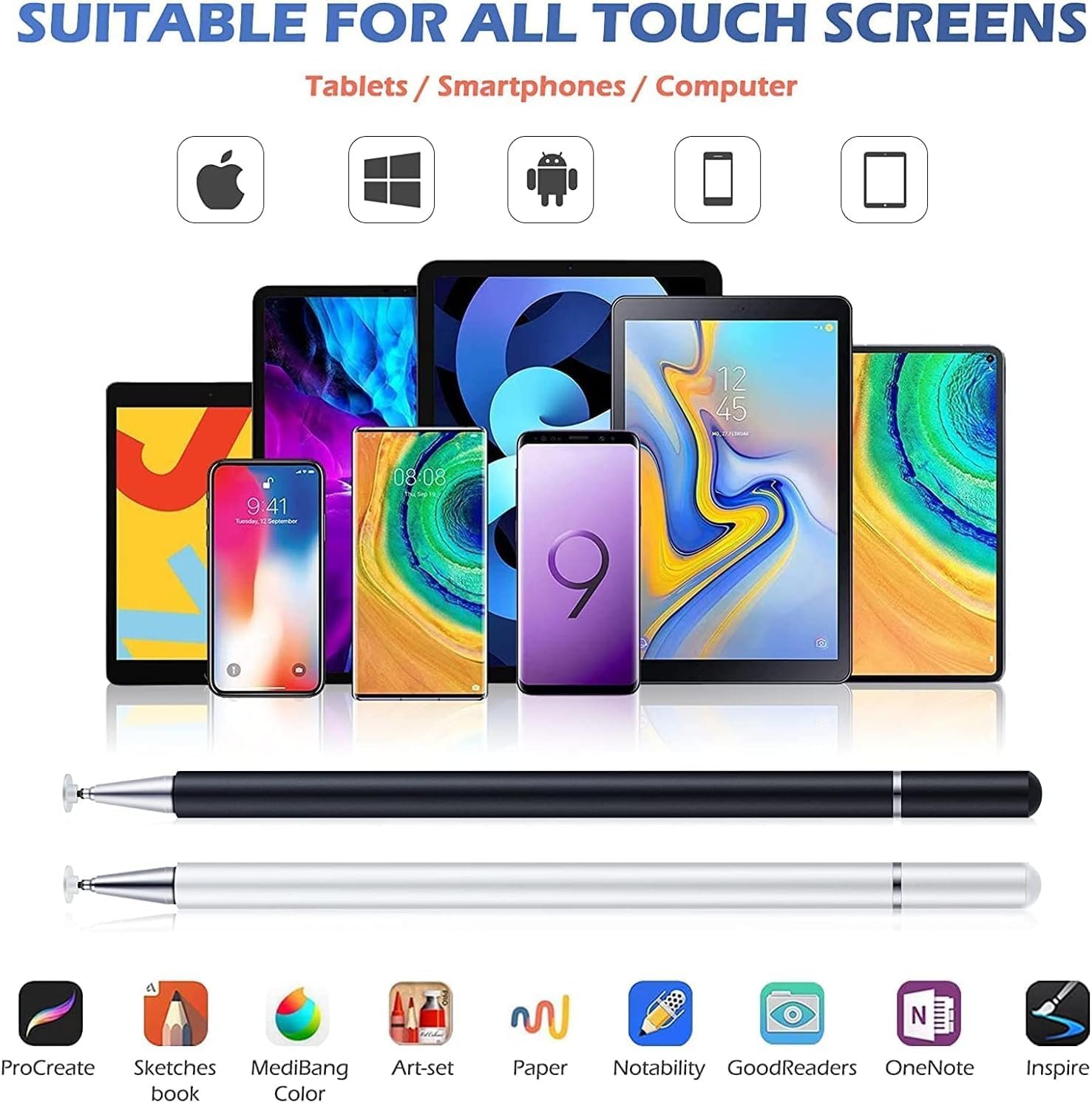 Spigem JB02 2-in-1 Multifunction Stylus Light Pen - Image 5