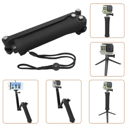 3-Way monopod Action Camera