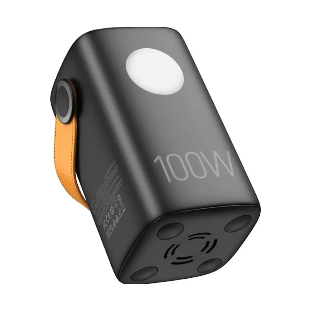 Hoco DB160 60000mAh PD100W PowerBank for laptop with fast charging flashlight - Image 3