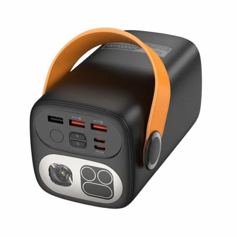 Hoco DB160 60000mAh PD100W PowerBank for laptop with fast charging flashlight - Image 2