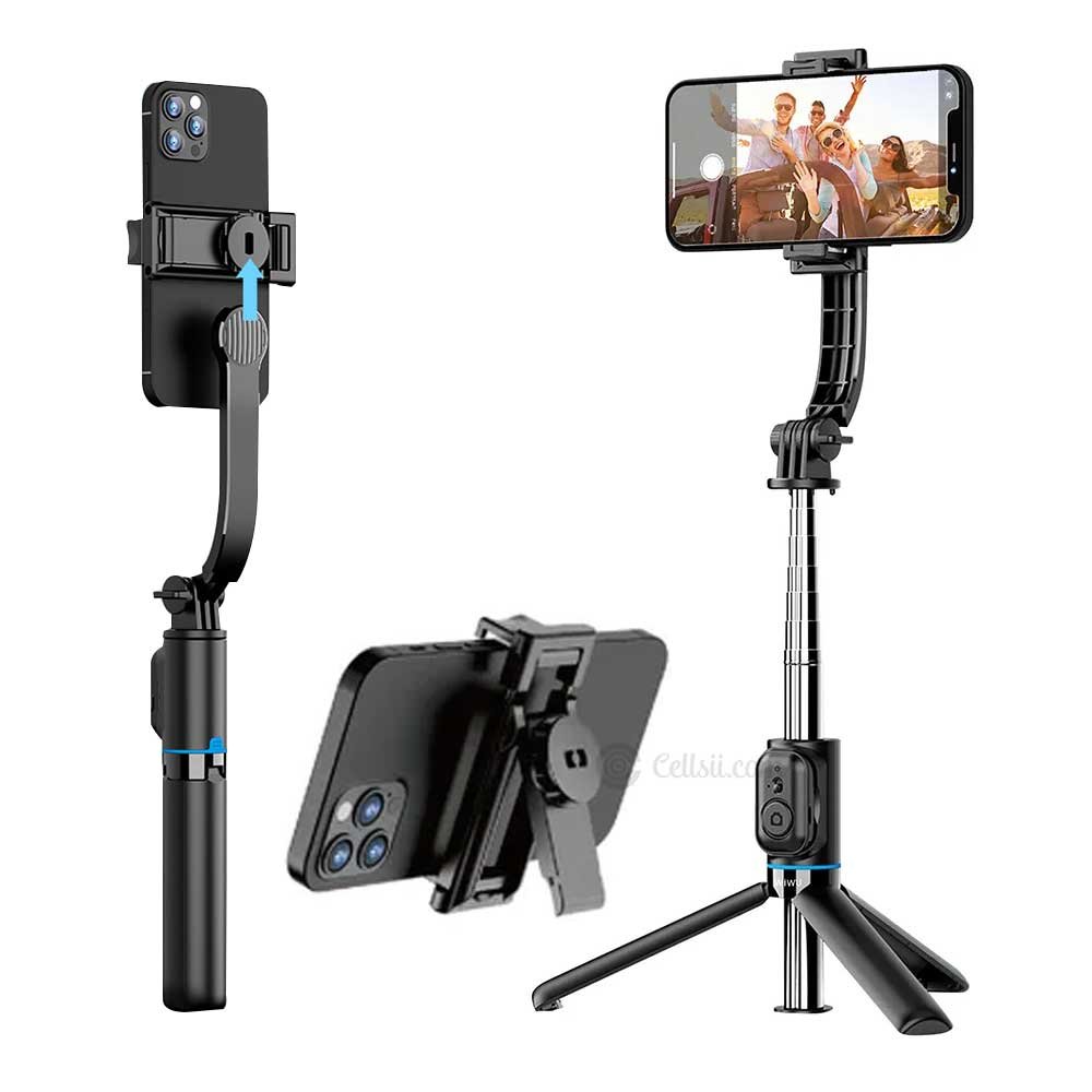 WiWU Wi-SE001 Detachable Tripod Selfie Stick with Phone Stand - Image 2
