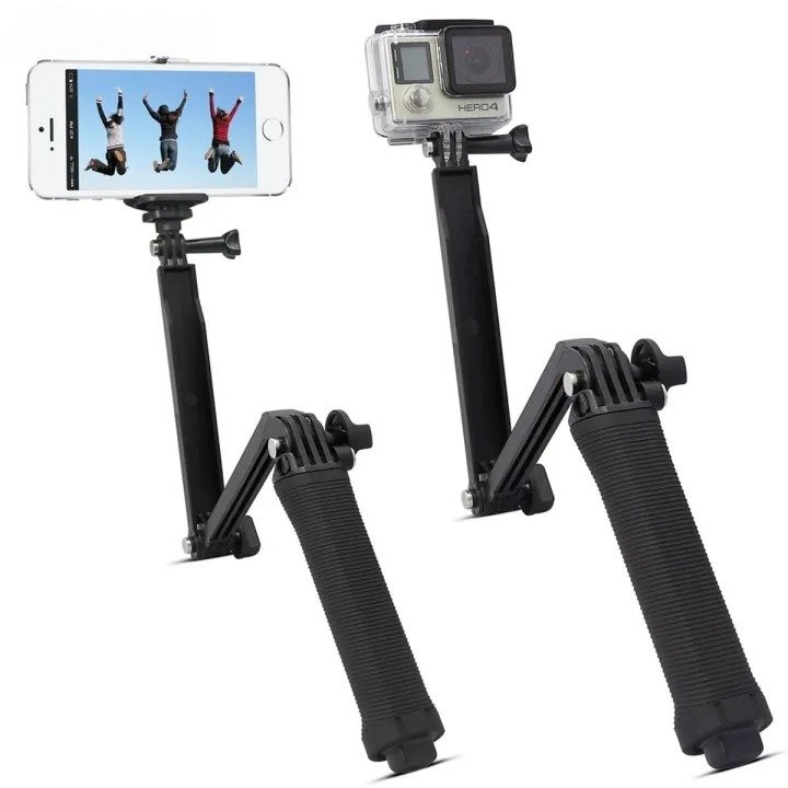 3-Way monopod Action Camera