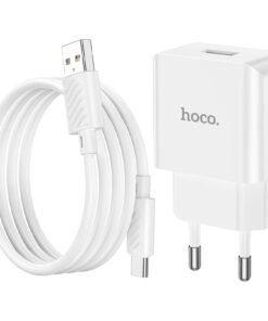 Hoco C106A 10.5W Wall Charger With Type C Cable - 3