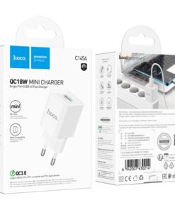 Hoco C145A Charm Single Port QC3.0 Charger Set (Type-C)