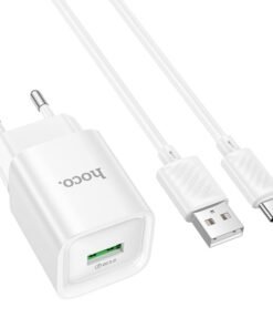 Hoco C145A Charm Single Port QC3.0 Charger Set (Type-C) - 2