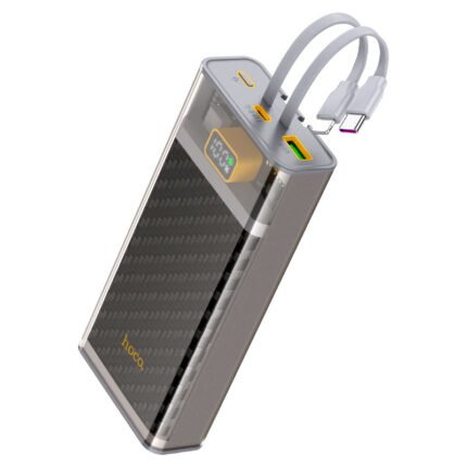 Hoco J104A 22.5W Fully Compatible Power Bank With Cable (20000mAh)