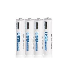 AiVR USB-C Rechargeable Batteries 4pc AAA 950 mah
