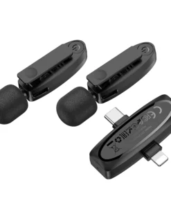 Hoco L15 Dual Wireless Lavalier Microphone Type-C & Lightning - 2