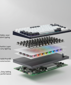 Jedel KL81 Hot Swappable RGB Gaming Keyboard