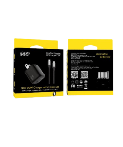 QCY 20W Charger with Cable Set Type-C to Lightning (CK03-MG) - 2