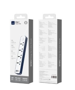 WiWU Wi-S007 PS422 20W GaN 8 in 1 Charging Power Strip - 2