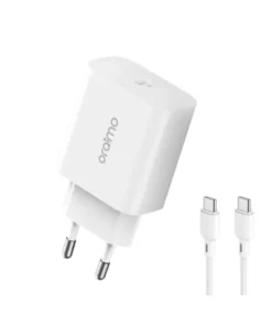 Oraimo OCW-E106S+CC54 20W Type C Plug Fast Charger Pd 3.0 Usb C Wall Adapter, White