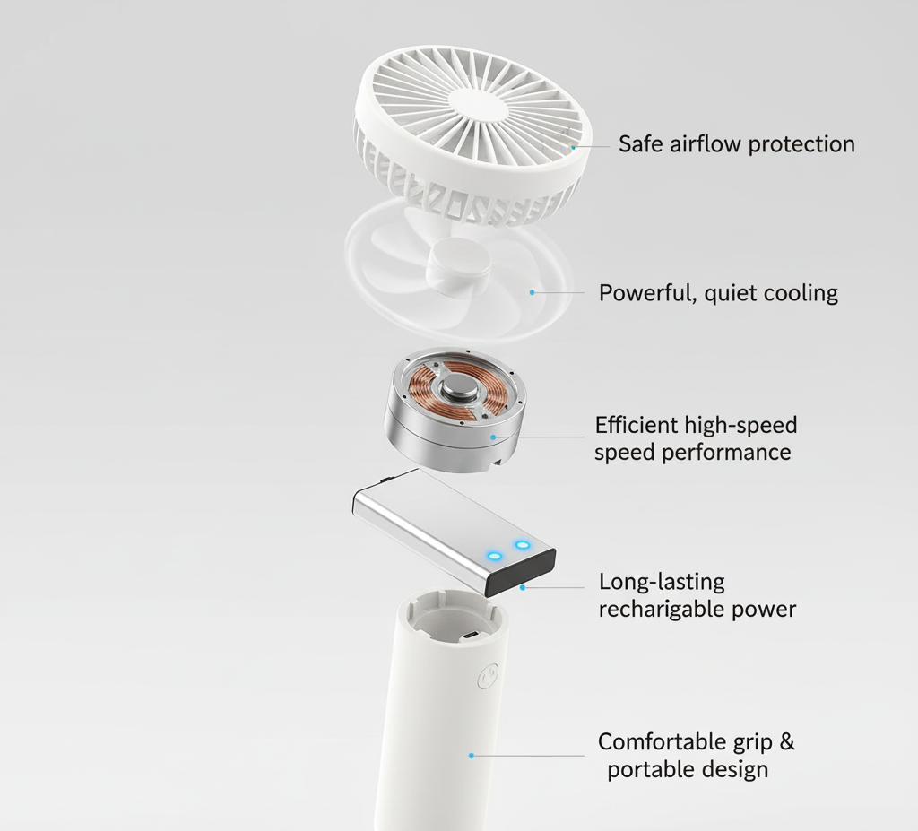 Hoco HX63 Hand Fan