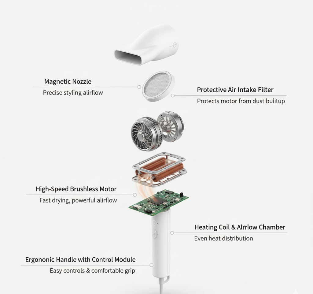 Xiaomi Mijia H300 Dry Hair Dryer 