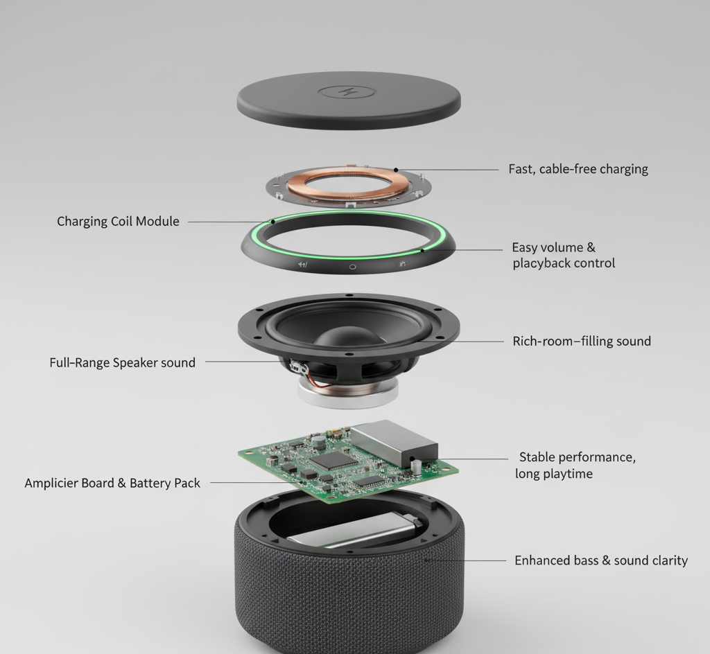 WiWU WiG042 Wireless Charger Speaker