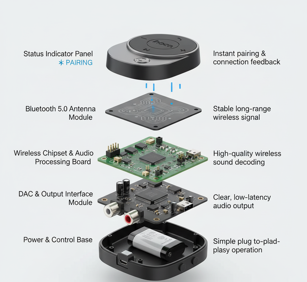 HOCO E150 Bluetooth Receiver