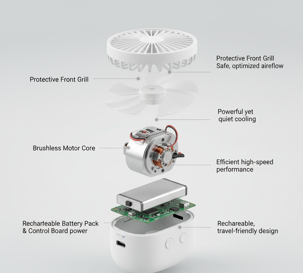 HOCO HX603 Handheld Cooling Fan
