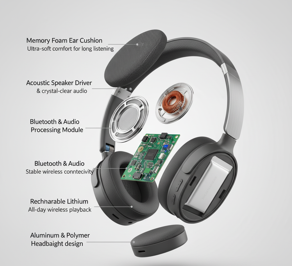 Hoco ESD23 (ANC) Bluetooth Headphones