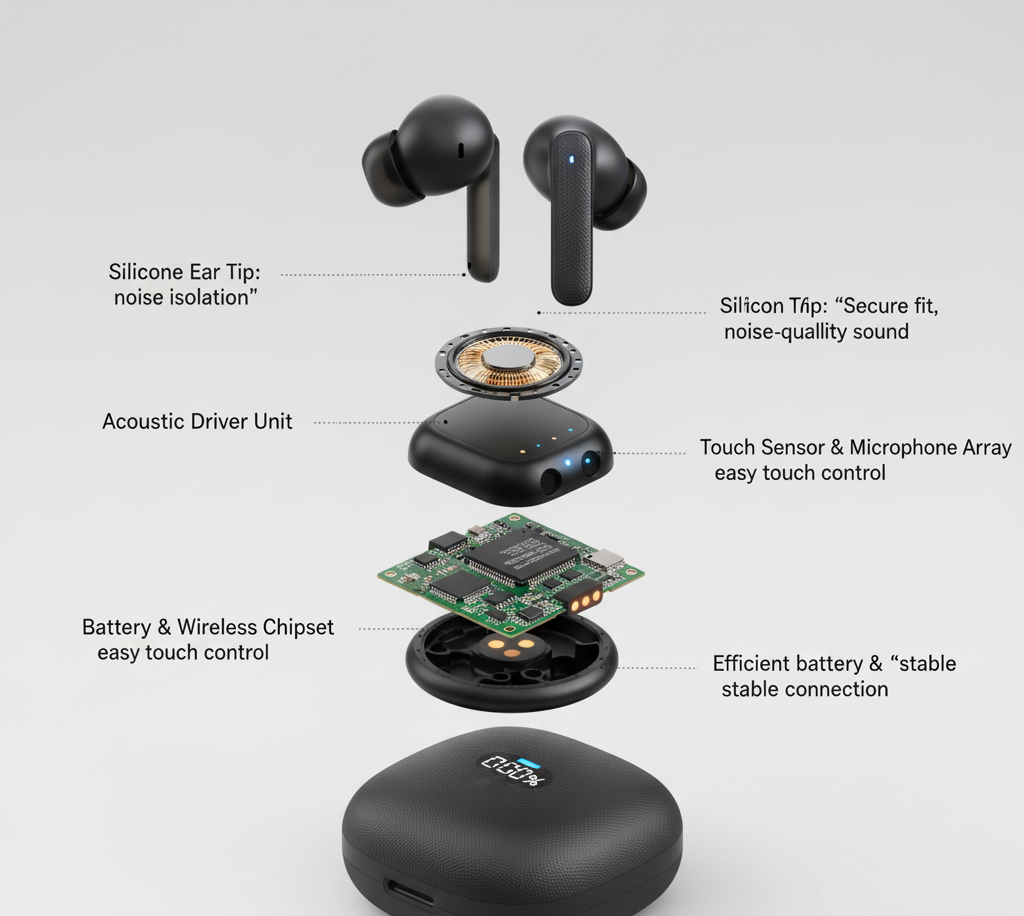 QCY Buds QT43 TWS Earbuds