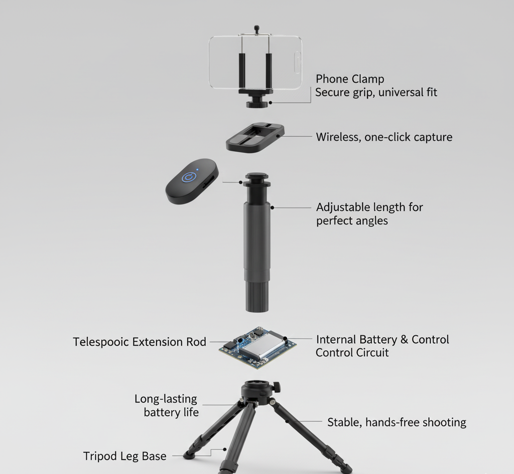 Ulanzi SK27 Selfie Stick Tripod