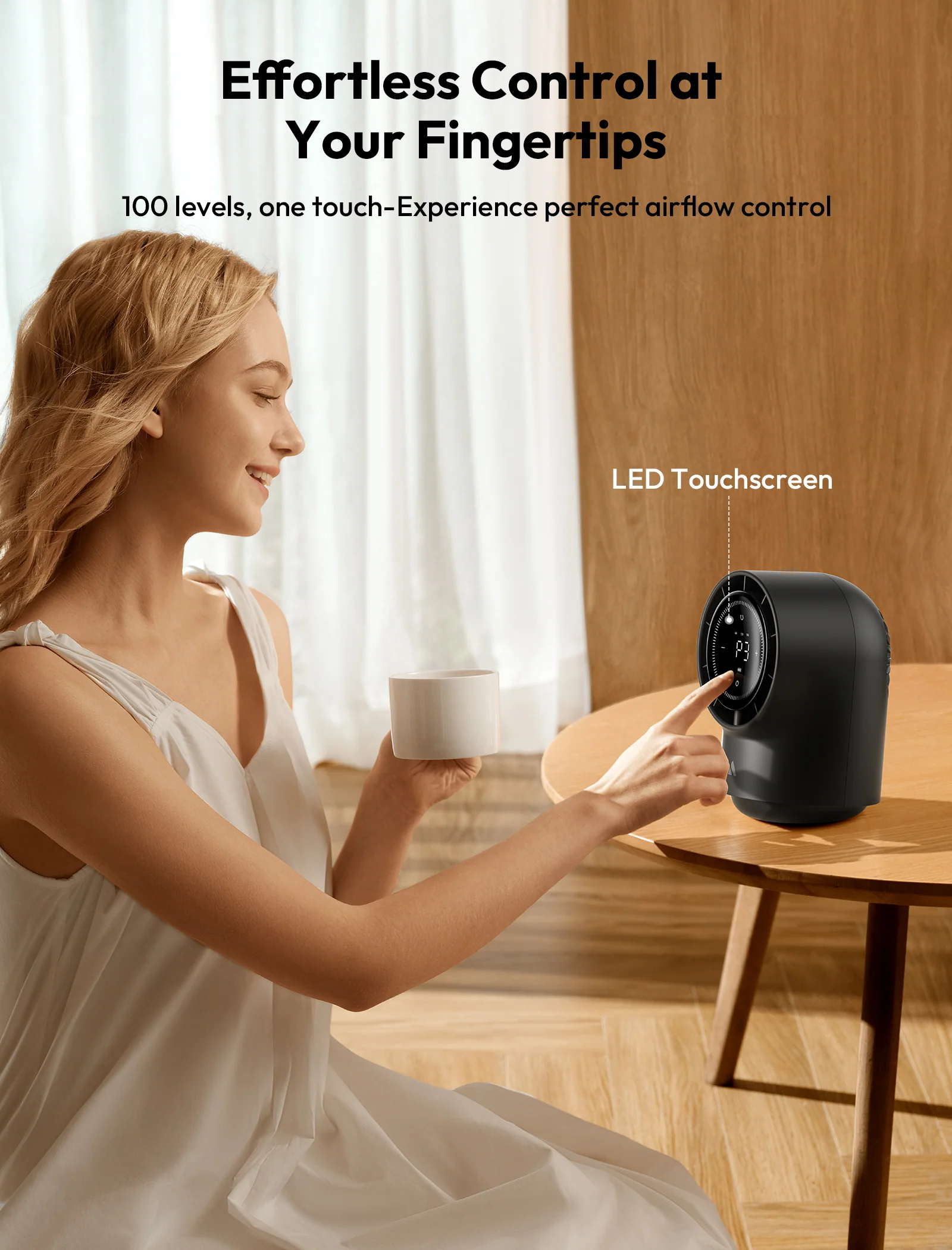 Aecooly Chic 01 Touch Control Table Fan - 8000mAh