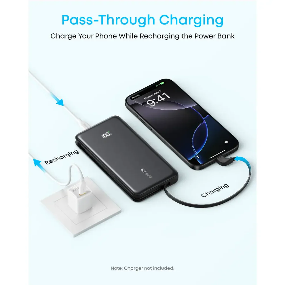 Anker Zolo A110D 22.5W Power Bank - 10000mAh