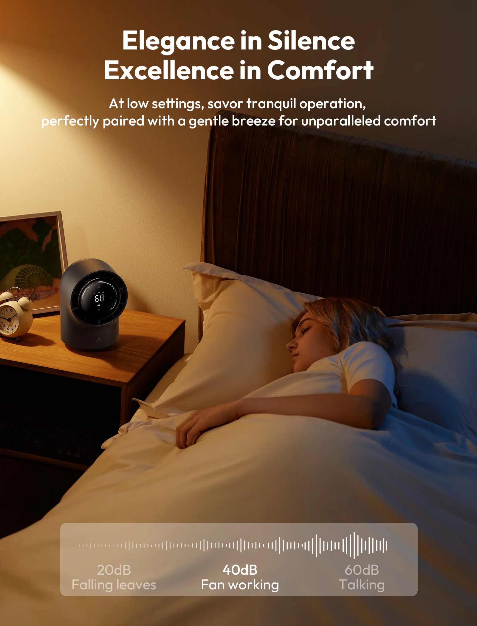 Aecooly Chic 01 Touch Control Table Fan - 8000mAh
