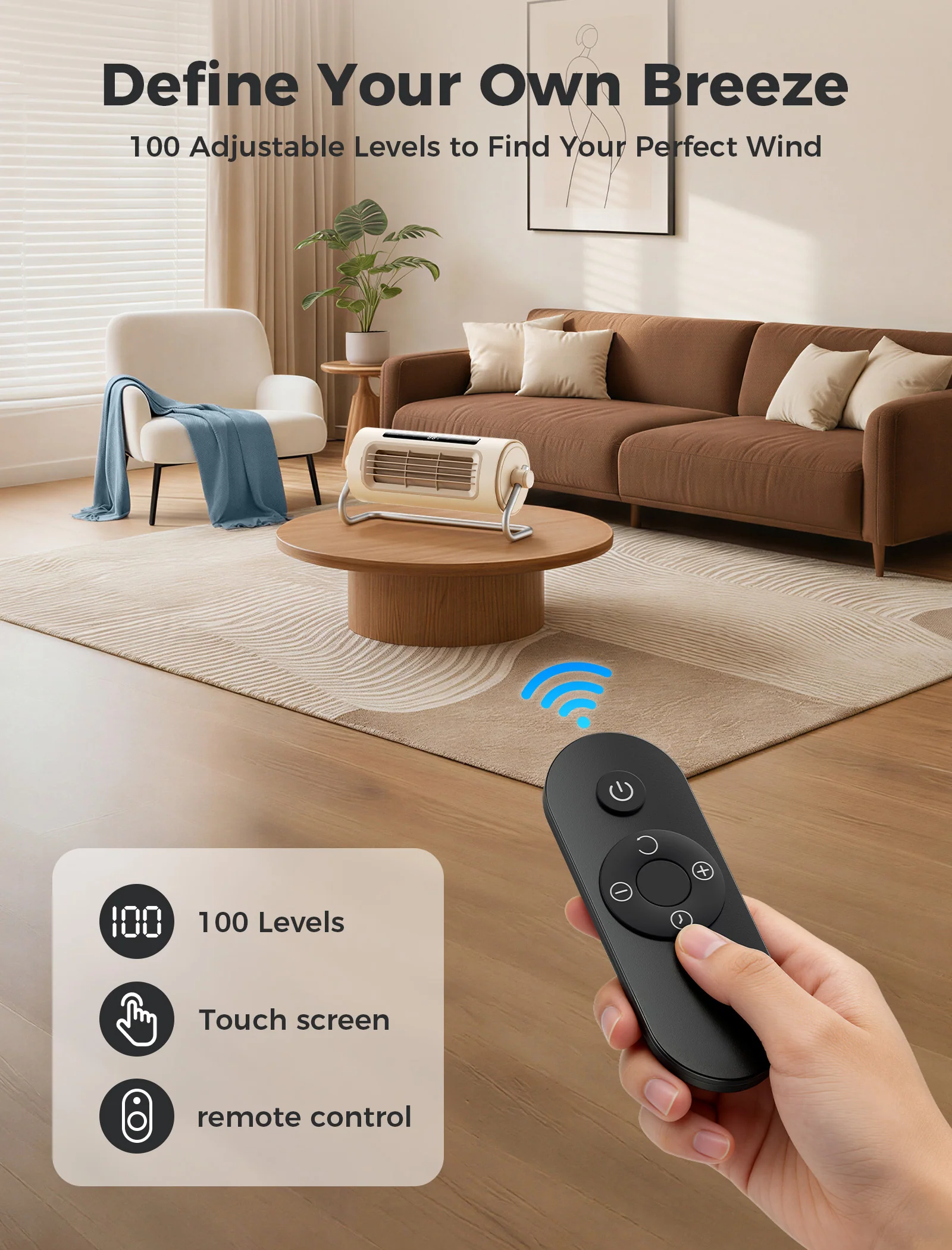 Aecooly TH01 Tower Fan - 8000mAh