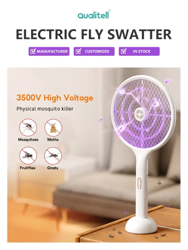 Xiaomi Qualitell E2 Electric Mosquito Killer Lamp Racket Fly Swatter