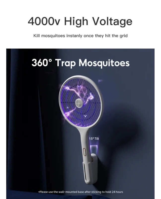 Xiaomi Qualitell E2 Electric Mosquito Killer Lamp Racket Fly Swatter