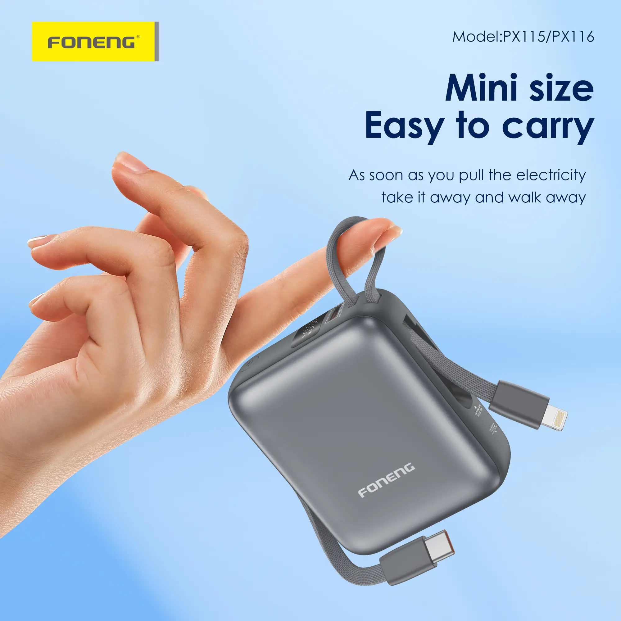 Foneng PX115 10000mAh 22.5W Power Bank