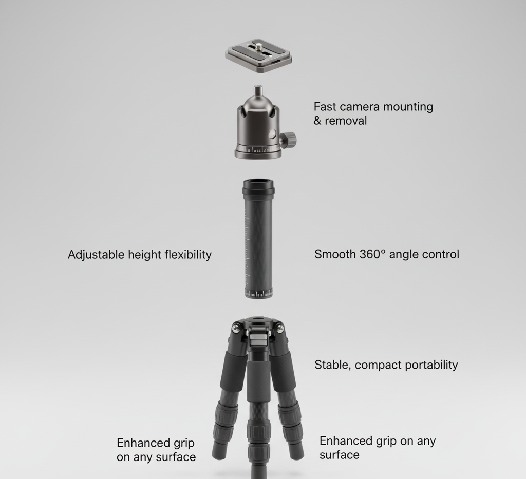 Ulanzi TT23 Selfie Stick Tripod