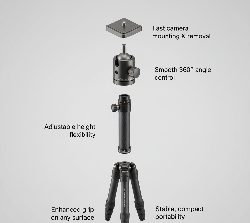 Ulanzi MT-85 TorchMaster-Snap with Magnetic Tripod
