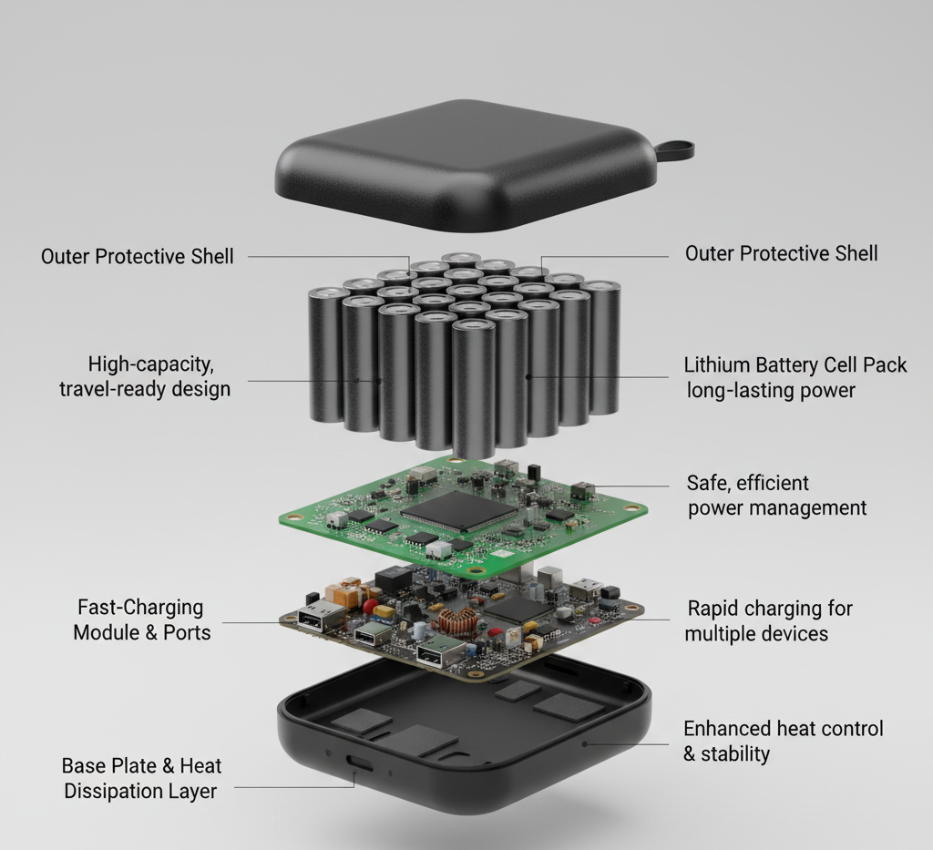 Joyroom JR-PBF17 22.5W Fast Charging Power Bank 10000mAh 