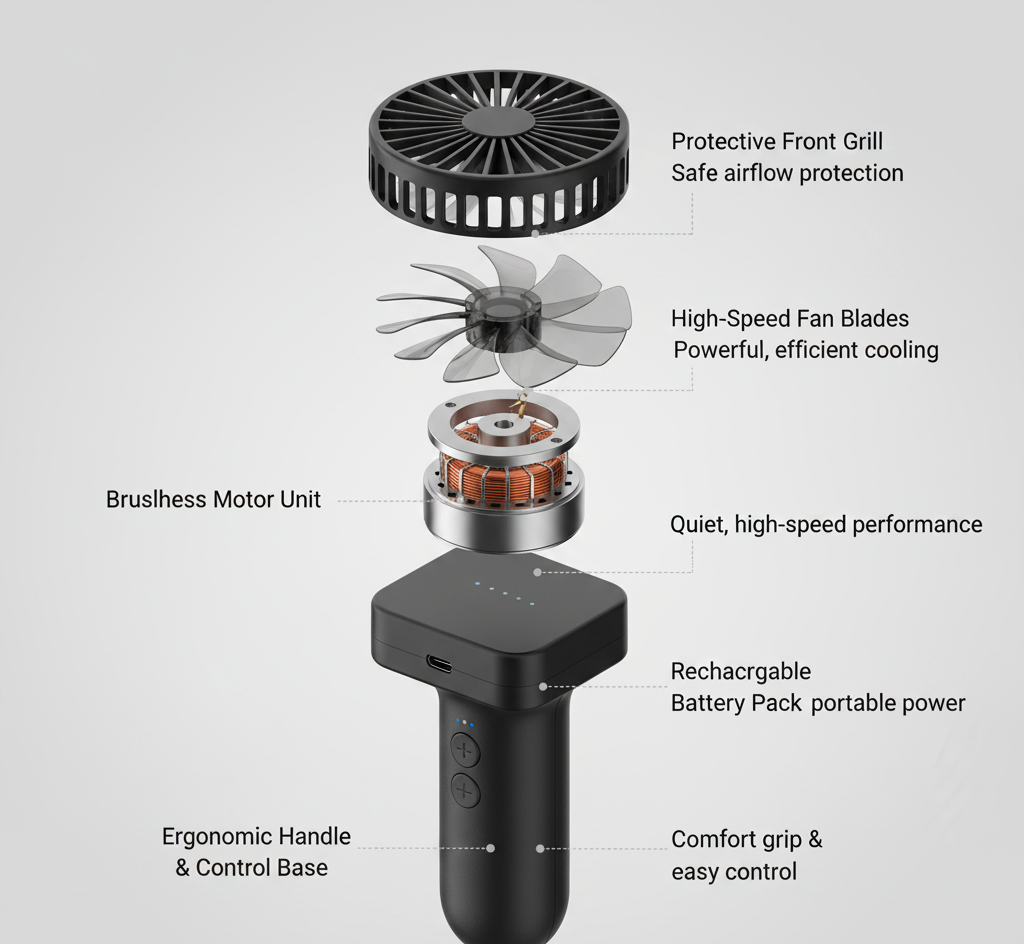 ACEFAST YF1 Handheld Fan 1800mAh  Fan