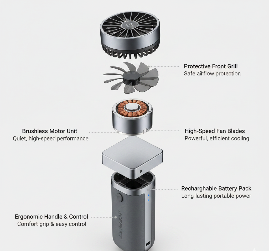 Acefast YF3 Handheld Turbo Blower