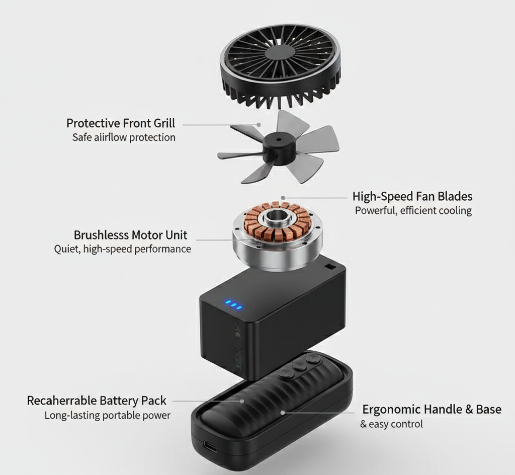 ACEFAST YF4 Turbo Fan  4000mAh